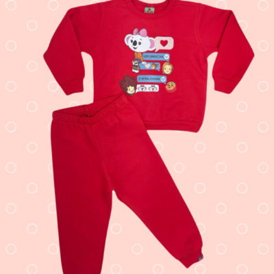 Design Conjunto mundo ripilica vermelhosem nome